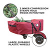Rolling Christmas Tree Storage Bag, Holds Artificial Trees up to 9 Foot Tall, Patent Pending No Drag Wheel Frame, 59" x 25" x 22.5" Rolling Christmas Tree Storage Bag, Holds Artificial Trees up to 9 Foot Tall, Patent Pending No Drag Wheel Frame, 59" x 25" x 22.5"