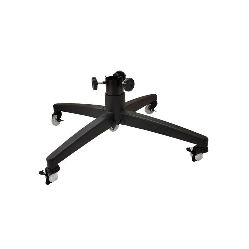 Universal Rolling Artificial Christmas Tree Stand for Trees up to 9 Foot Tall, Locking Caster Wheels (TK-10828-VT)