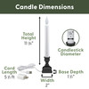 LED Electric Window Candles with Bright Hot Spot, Sensor Dusk to Dawn, Flicker Flame or Steady On, USB Low Voltage Adapter, (VT-1270-4, Pack of 4) LED Electric Window Candles with Bright Hot Spot, Sensor Dusk to Dawn, Flicker Flame or Steady On, USB Low Voltage Adapter, (VT-1270-4, Pack of 4)