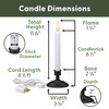 LED Electric Window Candles with Sensor Dusk to Dawn, Warm White Flicker Flame or Steady On, USB Low Voltage Adapter, (VT-1670-4, Pack of 4) LED Electric Window Candles with Sensor Dusk to Dawn, Warm White Flicker Flame or Steady On, USB Low Voltage Adapter, (VT-1670-4, Pack of 4)
