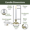 LED Electric Window Candles with Sensor Dusk to Dawn, Warm White Flicker Flame or Steady On, USB Low Voltage Adapter (VT-1670-2, Pack of 2) LED Electric Window Candles with Sensor Dusk to Dawn, Warm White Flicker Flame or Steady On, USB Low Voltage Adapter (VT-1670-2, Pack of 2)