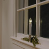 Slimline Ultra-Bright LED Window Candles, Battery Operated, Metal Base (VT-2813, Pack of 4)