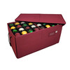 612 Vermont Christmas Ornament Storage Box with Adjustable Acid-Free Dividers, Holds 128 – 3 Inch Ornaments (26” L x 13.5”W x 13”H, SB-40043-VT)