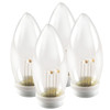 Ultra-Bright LED Window Candle Replacement Bulbs for 1524 Series and 2813 Series Candles, (VT-1935-R4-W, Pack of 4) Ultra-Bright LED Window Candle Replacement Bulbs for 1524 Series and 2813 Series Candles, (VT-1935-R4-W, Pack of 4)