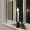 Slimline Ultra-Bright LED Window Candles, Battery Operated, Remote Control, Metal Base (VT-9167-R4, Pack of 4)