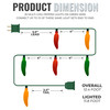 35 Multi Chili Pepper String Light, UL Approved for Indoor/Outdoor Use, End-to-End Connectors (Red, Green, Yellow, VT-2835-RGY) 35 Multi Chili Pepper String Light, UL Approved for Indoor/Outdoor Use, End-to-End Connectors (Red, Green, Yellow, VT-2835-RGY)