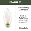 Ultra-Bright LED Window Candle Replacement Bulbs for 1524 Series and 2813 Series Candles, (VT-1935-R4-W, Pack of 4) Ultra-Bright LED Window Candle Replacement Bulbs for 1524 Series and 2813 Series Candles, (VT-1935-R4-W, Pack of 4)