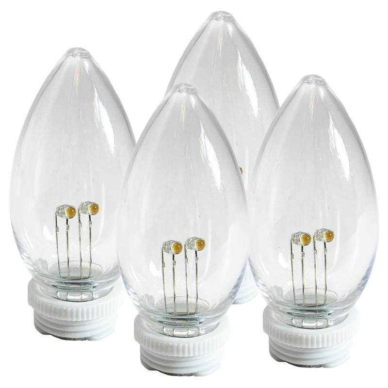 Plastic Shatterproof Ultra-Bright LED Window Candle Replacement Bulbs for 9134 Series Candle (VT-9222-4R-W, Pack of 4) Plastic Shatterproof Ultra-Bright LED Window Candle Replacement Bulbs for 9134 Series Candle (VT-9222-4R-W, Pack of 4)