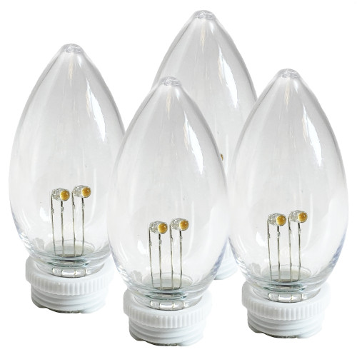 Plastic Shatterproof Ultra-Bright LED Window Candle Replacement Bulbs for 9134 Series Candle (VT-9222-4R-W, Pack of 4) Plastic Shatterproof Ultra-Bright LED Window Candle Replacement Bulbs for 9134 Series Candle (VT-9222-4R-W, Pack of 4)