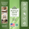 Clear Ribbed Shelf Liner, Waterproof, Non-Adhesive Plastic (12 Inch x 40 Feet) Clear Ribbed Shelf Liner, Waterproof, Non-Adhesive Plastic (12 Inch x 40 Feet)