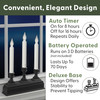 Battery Operated LED Window Candelabra with Bright Hot Spot, 8 Hour Timer (VT-1530) Battery Operated LED Window Candelabra with Bright Hot Spot, 8 Hour Timer (VT-1530)