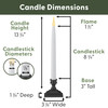 Battery Operated LED Window Candles with Timer (6 on/18 Off), Patented Warm White Dual LED Flicker Flame (VT-1660-4, Pack of 4) Battery Operated LED Window Candles with Timer (6 on/18 Off), Patented Warm White Dual LED Flicker Flame (VT-1660-4, Pack of 4)